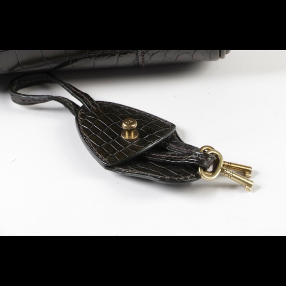 SOLD Ralph Lauren Crocodile Ricky Bag - Picture 6 of 8